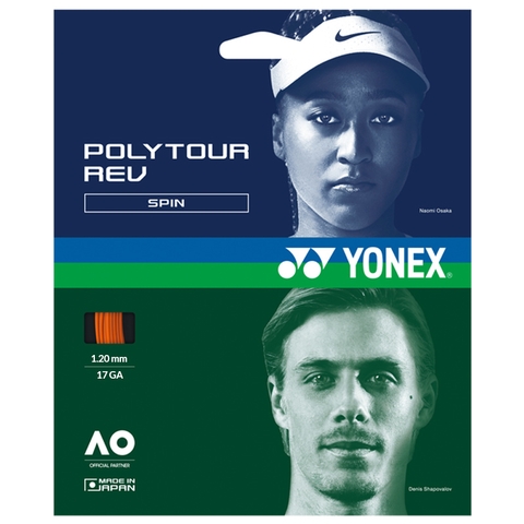  Yonex Poly Tour Rev 125 Tennis String Set