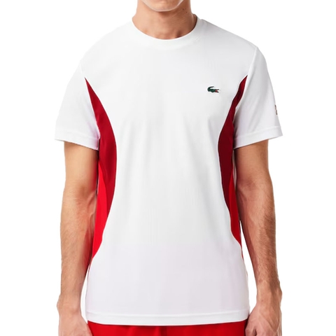  Lacoste Novak Colorblock Men's Tennis Crew