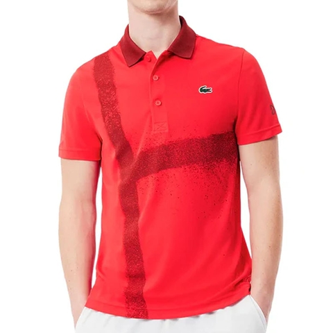  Lacoste Novak Light Stretch On Court Men's Tennis Polo