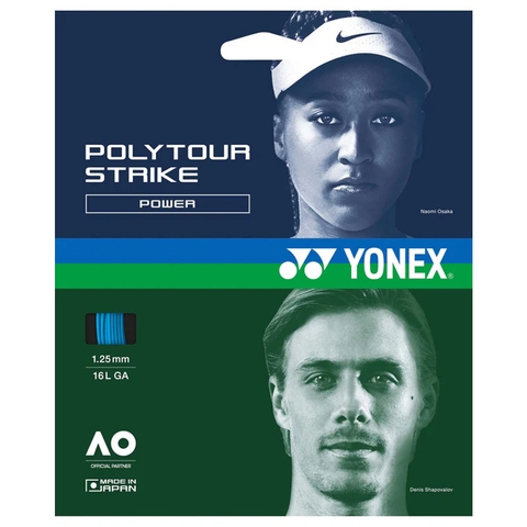  Yonex Poly Tour Strike 1.25 Tennis String Set