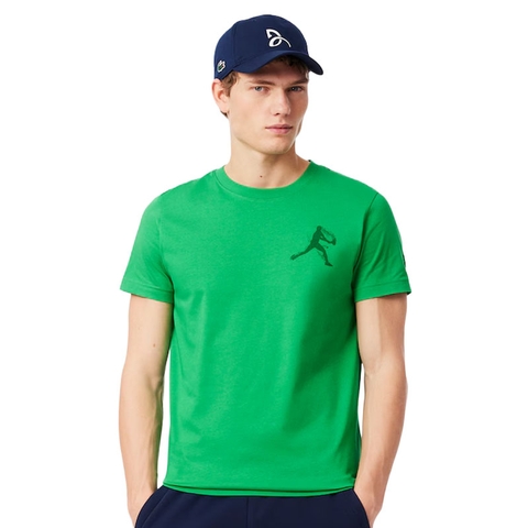  Lacoste Novak Fan Capsule Kit Men's Tennis Tee And Cap