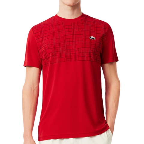 Lacoste Novak Ultra Dry Fan Men's Tennis Crew